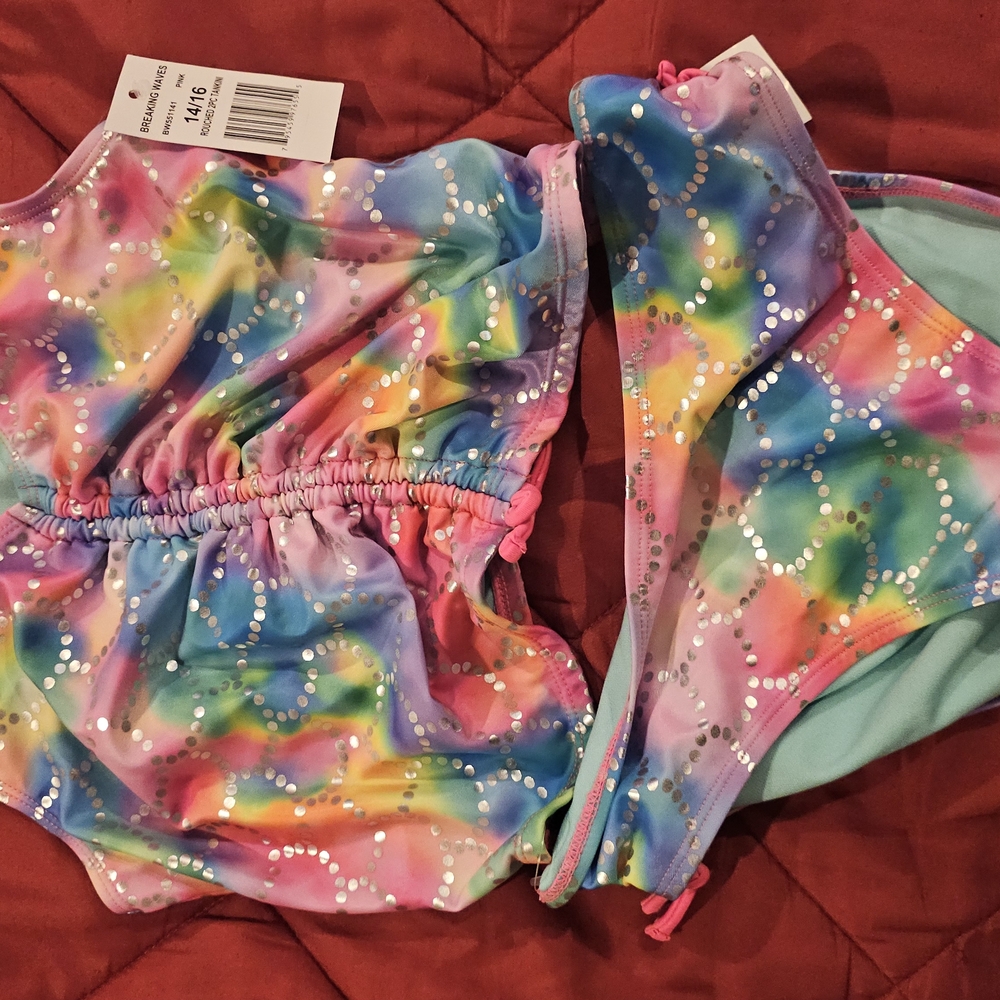 The Children's Place Multicolor Sequin Kids Swim Bikini